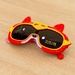 Kính thời trang gọng dẻo KidsPlaza Tia Chớp 2458 C2 (Đỏ) - mặt trái