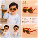 Kính thời trang gọng dẻo KidsPlaza Tia Chớp 2458 C2 (Đỏ) - mặt phải
