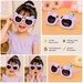 Kính thời trang gọng dẻo KidsPlaza Capbybara 5847 C7 (Tím) - mặt phải