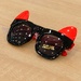 Kính thời trang gọng dẻo KidsPlaza Mèo S8105P C14 (Đỏ đen) - mặt trái