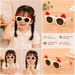 Kính thời trang gọng dẻo KidsPlaza Mèo S8105P C4 (Đỏ trắng) - mặt phải