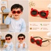 Kính thời trang gọng dẻo KidsPlaza Gấu S8165P C40 (Đỏ đen) - mặt phải