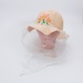 Mũ vành bé gái KidsPlaza phủ voan thêu hoa DN21 - mặt phải