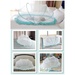 Màn chụp KidsPlaza có viền size M 22K-M006 (Xanh) - mặt trái