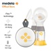 Máy hút sữa điện đôi sạc pin Swing Maxi Medela - mặt phải