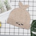 Mũ len cho bé tai xoắn ngộ nghĩnh HT18 - mặt trái