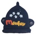 Mũ len chụp tai in chữ Monkey - mặt trước