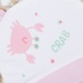 Mũ sơ sinh Otis bé gái in crab KidsPlaza ND22T (Trắng hồng) - mặt sau