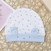 Mũ sơ sinh KidsPlaza Otis in sao ND23T (Trắng xanh) - mặt trước