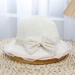 Mũ thời trang KidsPlaza đính nơ 25K-H29 Size 50 (Trắng) - mặt trước