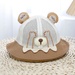 Mũ thời trang KidsPlaza thêu gấu 25K-H27 Size 50 (Nâu) - mặt trước
