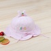 Mũ vành thắt nơ KidsPlaza 22K-H06 (Hồng) - mặt trái