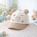 Mũ lưỡi trai KidsPlaza bear 2 tai 26K-H25 size 48 (Be) - mặt trước
