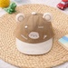 Mũ lưỡi trai KidsPlaza bear 2 tai 26K-H25 size 48 (Nâu) - mặt phải