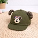 Mũ lưỡi trai KidsPlaza cún 2 tai 26K-H29 size 48 (Xanh) - mặt trước