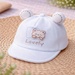 Mũ lưỡi trai KidsPlaza Lovely 2 tai 26K-H08 size 46 (Xanh) - mặt trái