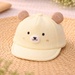 Mũ lưỡi trai KidsPlaza mặt gấu 2 tai 26K-H02 size 46 (Vàng) - mặt trước