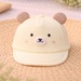 Mũ lưỡi trai KidsPlaza mặt gấu 2 tai 26K-H02 size 46 (Vàng) - mặt trái