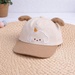 Mũ lưỡi trai KidsPlaza thêu cún 2 tai 26K-H05 size 46 (Be) - mặt trước