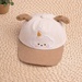 Mũ lưỡi trai KidsPlaza thêu cún 2 tai 26K-H05 size 46 (Be) - mặt phải