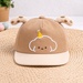Mũ lưỡi KidsPlaza thêu cún 2 tai 26K-H05 size 46 (Nâu) - mặt trước
