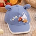 Mũ lưỡi trai KidsPlaza thỏ 2 tai 26K-H28 size 48 (Xanh) - mặt trước