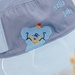 Mũ vành bé trai phủ voan Kidsplaza thêu voi DN26 (Xanh dương) - mặt phải