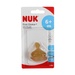 Núm ty cổ rộng cao su Nuk L2 - mặt trước