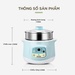 Nồi hầm cách thủy Bonbébé BB-31 dung tích 1000ml - mặt sau