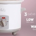 Nồi nấu chậm 2,5 Lít FatzBaby - FB9025MH Màu Trắng - góc nghiêng