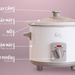 Nồi nấu chậm 2,5 Lít FatzBaby - FB9025MH Màu Trắng - hình 6