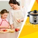 Nồi nấu cháo cho bé BBCooker Hàn Quốc loại to 1.5L - mặt trước