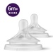 Núm ty Avent vỉ đôi 6m SCY965/02  - mặt trước