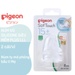 Núm ty Pigeon silicone siêu mềm cổ rộng Plus size 3L - mặt trái