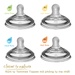 Núm ty Tommee Tippee silicon siêu mềm vỉ đôi cho bé từ 6m - mặt trái