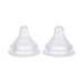Núm ty trẻ em siêu mềm UPIS Premium size L cho bé 6M+ - mặt trái