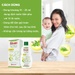 Nước tắm gội thảo dược Ích Nhi 230ml - mặt phải