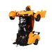 Ô tô biến hình robot Transformer CY.616-51A (Vàng) - mặt sau