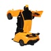 Ô tô biến hình robot Transformer CY.616-51A (Vàng) - góc nghiêng