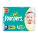 Bỉm - Tã dán Pampers size M - 34 miếng (cho bé 6-11kg) - mặt trước