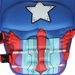 Áo phao bơi cho bé trai hình Captain America HTkids - mặt sau