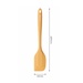 Phới thìa khuấy bột silicone Moyuum Mini (Vàng) - mặt trái