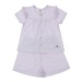 Quần áo sơ sinh Neil cộc tay cài giữa Mamago HN20H (Tím) 6-9M - mặt trước
