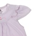 Quần áo sơ sinh Neil cộc tay cài vai Mamago HN20H (Tím) 12-18M - mặt phải