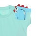 Quần áo thời trang bé trai cộc tay Mamago in Little Dinosaur LN20H (Xanh) 1Y - hình 6