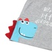 Quần áo thời trang bé trai cộc tay Mamago in Little Dinosaur LN20H (Xanh) 1Y - mặt sau