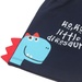 Quần áo thời trang bé trai cộc tay Mamago in Little Dinosaur LN20H (Trắng) 2Y - góc nghiêng