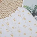Quần cộc sơ sinh Kiza in gà BA22 (Trắng - vàng) - mặt trái