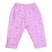 Quần dài mặc tã IQBABY Hồng S1 - mặt trước
