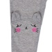 Quần dài cotton đáp mặt chú mèo 2 đầu gối Kiza - mặt sau
